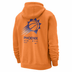 Nike Phoenix Suns Courtside Club Pullover Hoodie Orange