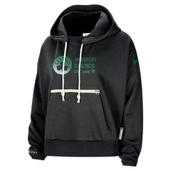 Nike Boston Celtics Women's Courtside Standard Issue Performance Pullover Hoodie Black