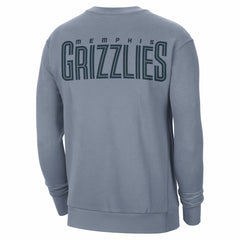 Memphis Grizzlies Jordan Brand Courtside Statement Edition Heavyweight Pullover Sweatshirt Blue