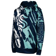 Seattle Kraken Preschool Master Snipe Pullover Hoodie - Deep Sea Blue | NHL near me
