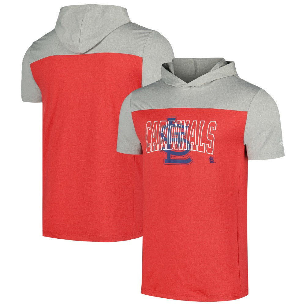 St. Louis Cardinals New Era Active Brushed Hoodie T-Shirt Outlet