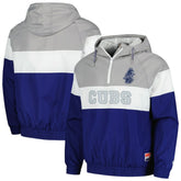 Chicago Cubs New Era Ripstop Raglan Quarter-Zip Hoodie Windbreaker Jacket Sale