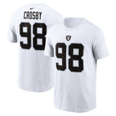 Maxx Crosby Las Vegas Raiders Player Name & Number T-Shirt - White - Nike