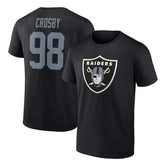 Maxx Crosby Las Vegas Raiders Player Icon Name & Number T-Shirt - Black - Fanatics