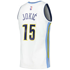 Mitchell & Ness Nikola Jokic Denver Nuggets 2016/17 Throwback Swingman Jersey White