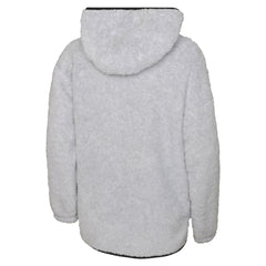 Chicago Blackhawks Girls Youth Ultimate Teddy Fleece Pullover Hoodie - Heather Gray | NHL discount
