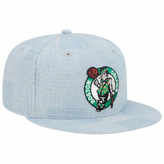 New Era Boston Celtics Injection Denim Patchwork 9FIFTY Snapback Hat Denim