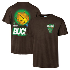 47 brand Milwaukee Bucks '47 Vintage Tubular Dagger Tradition Premium T-Shirt Brown