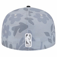 New Era Chicago Bulls Palm Fronds 2-Tone 59FIFTY Fitted Hat Gray