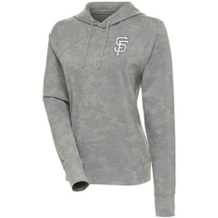 San Francisco Giants Antigua Women's Brushed Metallic Respite Pullover Hoodie for sale