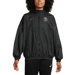 Nike - Paris Saint-Germain Women's Essential Windrunner Full-Zip Jacket - Black