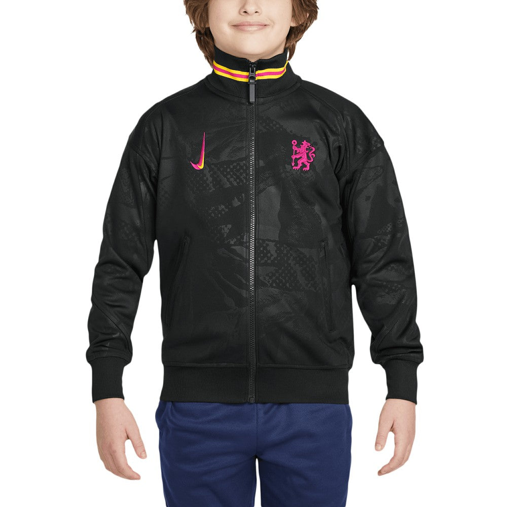 Nike - Chelsea Youth 2024/25 Third Academy Pro Anthem Full Zip Jacket - Black