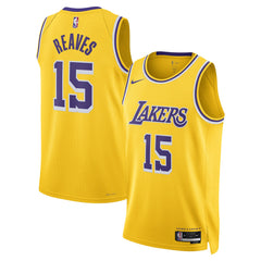 Nike Austin Reaves Los Angeles Lakers Unisex Swingman Jersey Icon Edition Gold