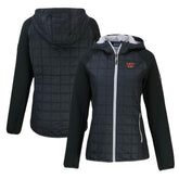 Washington Commanders Cutter & Buck Women's Rainier Primaloft Eco Full-Zip Hybrid Jacket - Black - NFL