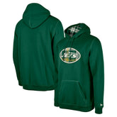 New York Jets New Era 3rd Down Plaid Pullover Hoodie - Green - NFL