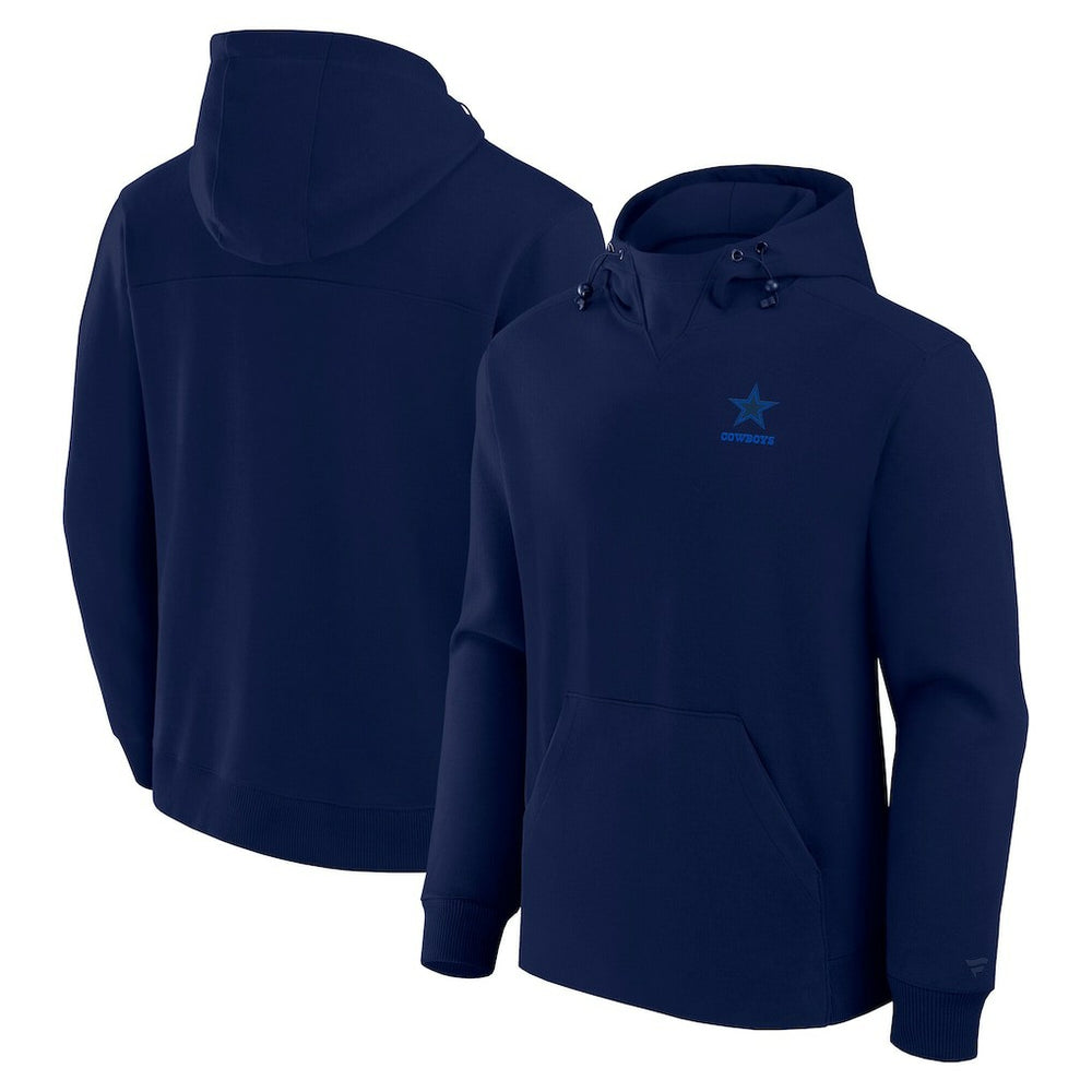 Dallas Cowboys Unisex Front Office Tonal Tri-Blend Pullover Hoodie - Navy - Fanatics