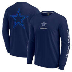 Dallas Cowboys Unisex Elements Strive Long Sleeve T-Shirt - Navy - Fanatics