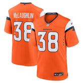 Jaleel McLaughlin Denver Broncos Team Game Jersey - Orange - Nike