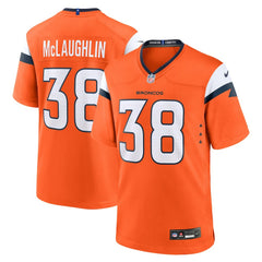 Jaleel McLaughlin Denver Broncos Team Game Jersey - Orange - Nike