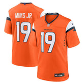 Marvin Mims Jr Denver Broncos Team Game Jersey - Orange - Nike
