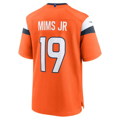 Marvin Mims Jr Denver Broncos Team Game Jersey - Orange - Nike