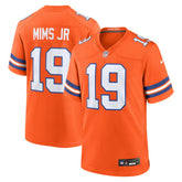 Marvin Mims Jr Denver Broncos Mile High Collection 1977 Throwback Player Game Jersey - Orange - Nike