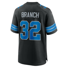 Brian Branch Detroit Lions Alternate Game Jersey - Black - Nike