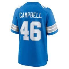 Jack Campbell Detroit Lions Game Jersey - Blue - Nike