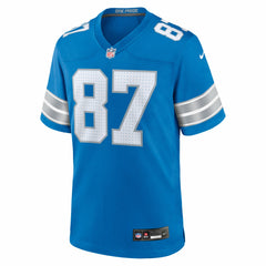 Sam LaPorta Detroit Lions Game Jersey - Blue - Nike