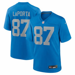 Sam LaPorta Detroit Lions Alternate Game Jersey - Blue - Nike