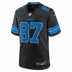 Sam LaPorta Detroit Lions 2nd Alternate Game Jersey - Black - Nike