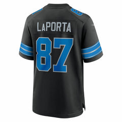 Sam LaPorta Detroit Lions 2nd Alternate Game Jersey - Black - Nike