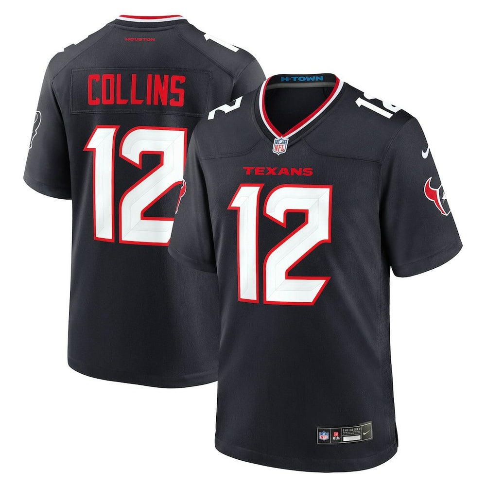 Nico Collins Houston Texans Game Jersey - Navy - Nike