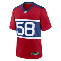Bobby Okereke New York Giants Alternate Player Game Jersey - Century Red - Nike