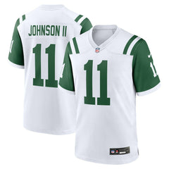 Jermaine Johnson II New York Jets Classic Alternate Game Jersey - White - Nike