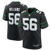 Quincy Williams New York Jets Alternate Game Jersey - Legacy Black - Nike