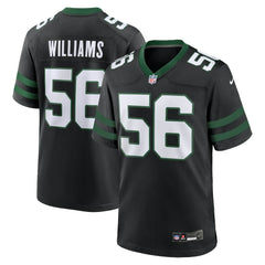 Quincy Williams New York Jets Alternate Game Jersey - Legacy Black - Nike