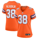 Jaleel McLaughlin Denver Broncos Women's Mile High Collection 1977 Throwback Player Game Jersey - Orange - Nike
