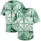 Milwaukee Bucks G-III 4Her by Carl Banks Women's Tournament Raglan Oversized Tie-Dye V-Neck T-Shirt Hunter Green