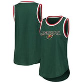 Minnesota Wild G-III 4Her by Carl Banks Women's Strategy Tank Top - Green | NHL on sale