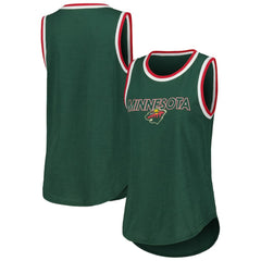 Minnesota Wild G-III 4Her by Carl Banks Women's Strategy Tank Top - Green | NHL on sale