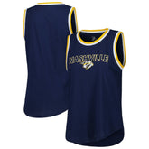 Nashville Predators G-III 4Her by Carl Banks Women's Strategy Tank Top - Navy | NHL online