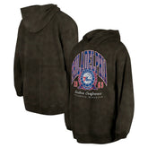 New Era Philadelphia 76ers Unisex Oversized Essentials Pigment Wash Fleece Pullover Hoodie Charcoal