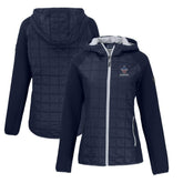 New Orleans Saints Cutter & Buck Women's Americana Rainier Primaloft Eco Full-Zip Hybrid Jacket - Navy - NFL