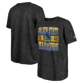 New Era Golden State Warriors Enzyme Washed Oversized T-Shirt Black