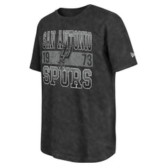 New Era San Antonio Spurs Enzyme Washed Oversized T-Shirt Black