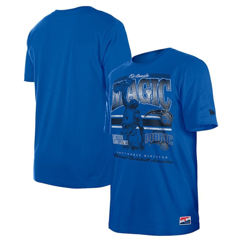New Era Orlando Magic Enzyme Wash Oversized T-Shirt Blue