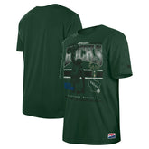 New Era Milwaukee Bucks Enzyme Wash Oversized T-Shirt Hunter Green