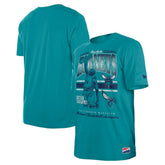 New Era Charlotte Hornets Enzyme Wash Oversized T-Shirt Teal