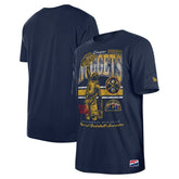 New Era Denver Nuggets Enzyme Wash Oversized T-Shirt Navy